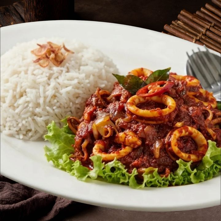 Sambal Sotong Rice