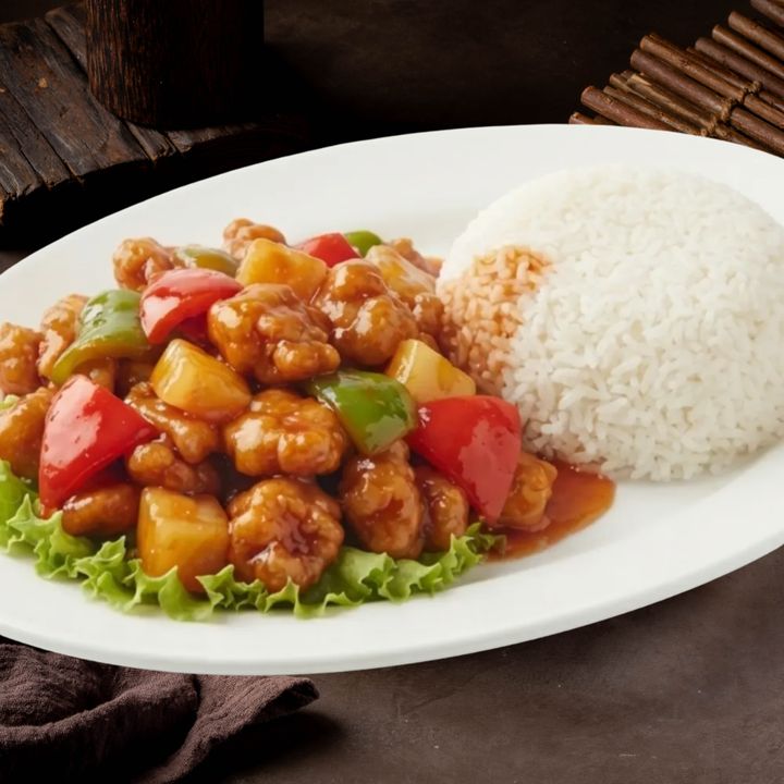 Sweet & Sour Pork Rice